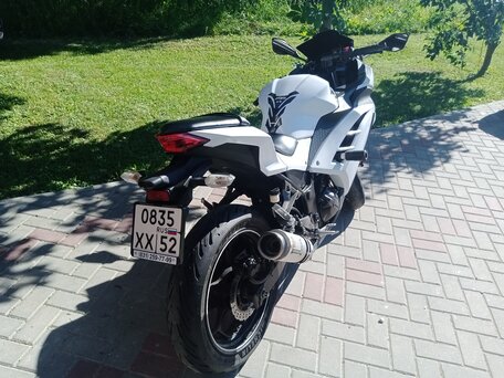 2014 Kawasaki Ninja 300, белый, 420000 рублей, вид 5