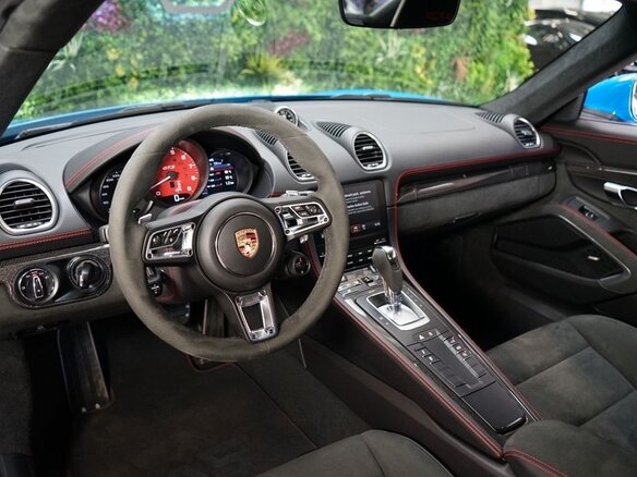 2025 Porsche Cayman GTS 4.0 III 718 (982), синий - вид 6
