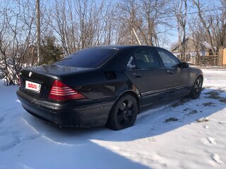 2004 Mercedes-Benz S-Класс 430 IV (W220) Рестайлинг, чёрный, 650000 рублей, вид 2