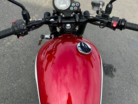 2015 Triumph Bonneville T100, красный, 730000 рублей, вид 3