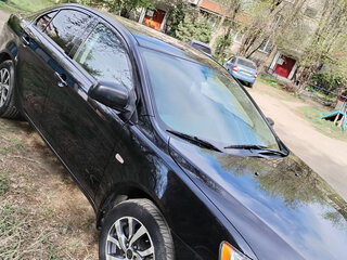 2013 Mitsubishi Lancer X Рестайлинг, чёрный, 950000 рублей, вид 2