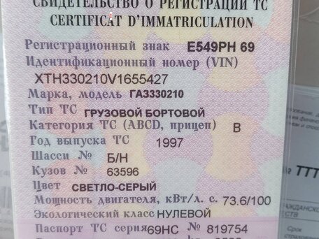1997 ГАЗ ГАЗель (3302), белый, 250000 рублей, вид 2