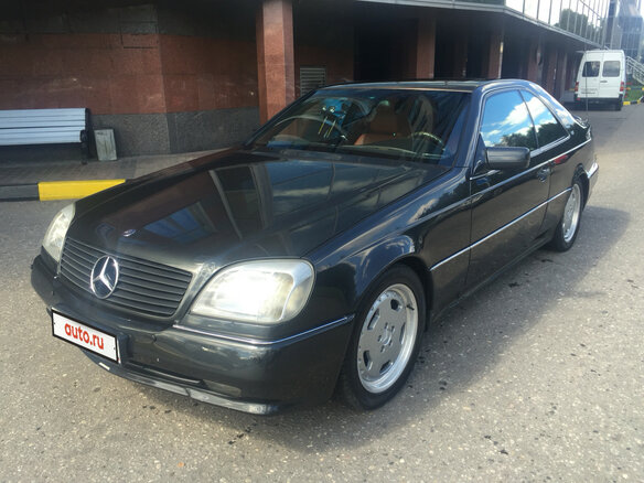 1995 Mercedes-Benz CL-Класс 600 I (C140), чёрный - вид 3