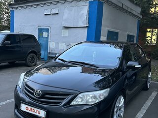 2011 Toyota Corolla X (E140, E150) Рестайлинг, чёрный, 915000 рублей, вид 3