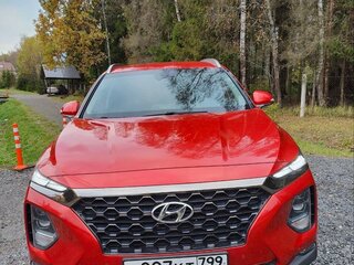 2018 Hyundai Santa Fe IV, оранжевый, 4300000 рублей, вид 2