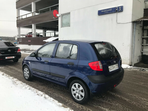 2008 Hyundai Getz I Рестайлинг, синий - вид 5