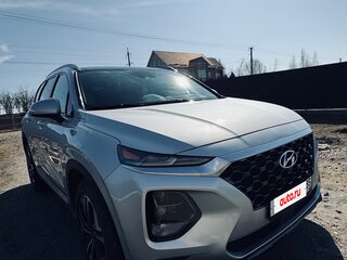 2019 Hyundai Santa Fe IV, серый, 3300000 рублей, вид 2