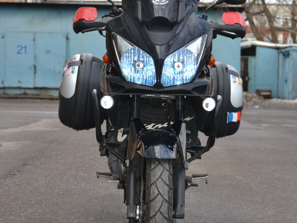 2009 Suzuki V-Strom DL 650, чёрный - вид 7