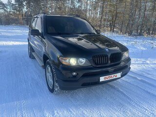 2004 BMW X5 3.0i I (E53) Рестайлинг, чёрный, 1480000 рублей, вид 2