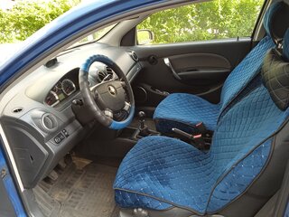 2010 Chevrolet Aveo I Рестайлинг, синий, 440000 рублей, вид 5