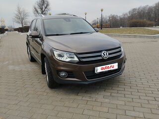 2014 Volkswagen Tiguan I Рестайлинг, коричневый, 1445999 рублей, вид 4