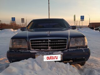 1992 Mercedes-Benz S-Класс 500 III (W140), синий, 640000 рублей, вид 2