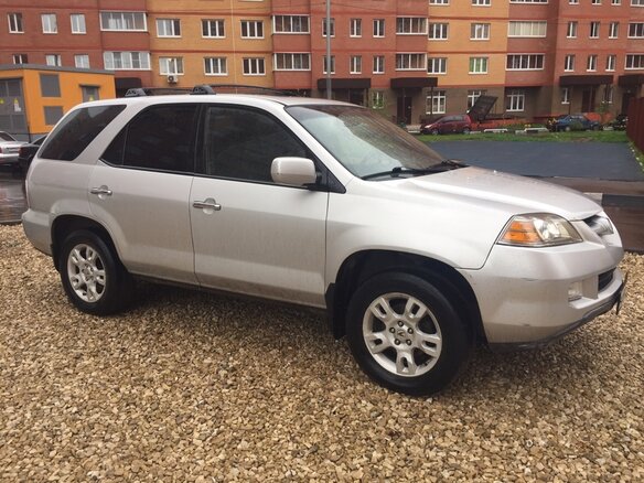 2004 Acura MDX I, серебристый - вид 1