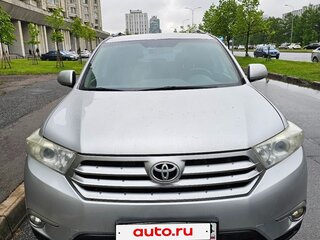 2010 Toyota Highlander II (XU40) Рестайлинг, серебристый, 1390000 рублей, вид 1