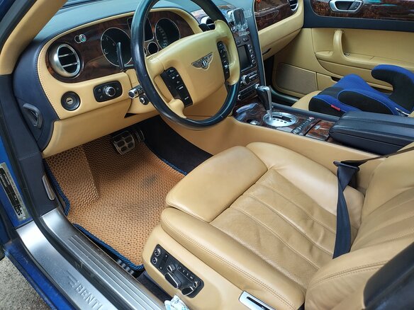 2007 Bentley Continental Flying Spur, синий, 1550000 рублей - вид 9