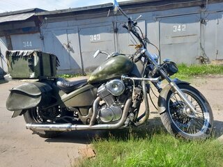 1993 Honda Steed 400, зелёный, 300000 рублей, вид 1