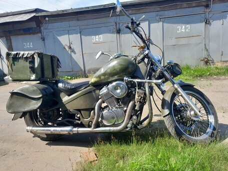 1993 Honda Steed 400, зелёный, 300000 рублей, вид 1