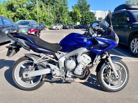 2004 Yamaha FZ6, синий, 480000 рублей, вид 1