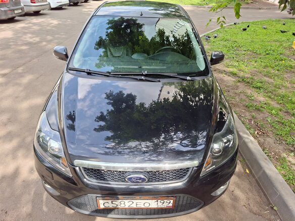2008 Ford Focus II Рестайлинг, чёрный, 700000 рублей - вид 1