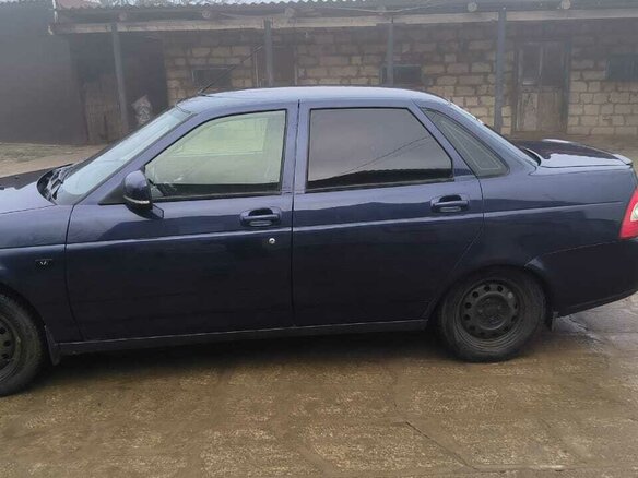 2014 Lada (ВАЗ) Priora I Рестайлинг, синий, 580000 рублей - вид 2