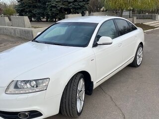 2010 Audi A6 III (C6) Рестайлинг, белый, 1370000 рублей, вид 4