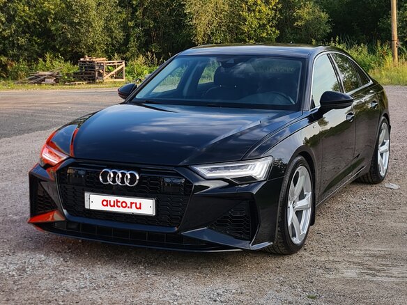 2021 Audi A6 40 TFSI V (C8), чёрный, 3200000 рублей - вид 2