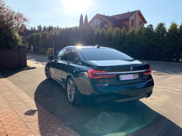 2018 BMW 7 серии 730i VI (G11/G12), синий - вид 6