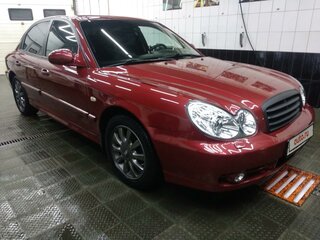 2004 Hyundai Sonata IV (EF) Рестайлинг, красный, 410000 рублей, вид 4