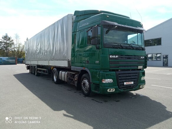 2008 DAF XF 105, зелёный, 1576852 рублей