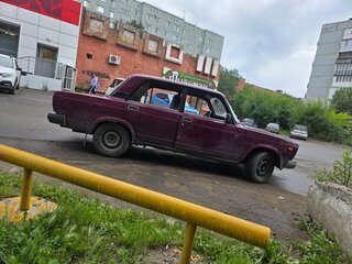2000 Lada (ВАЗ) 2107, пурпурный, 55000 рублей, вид 2