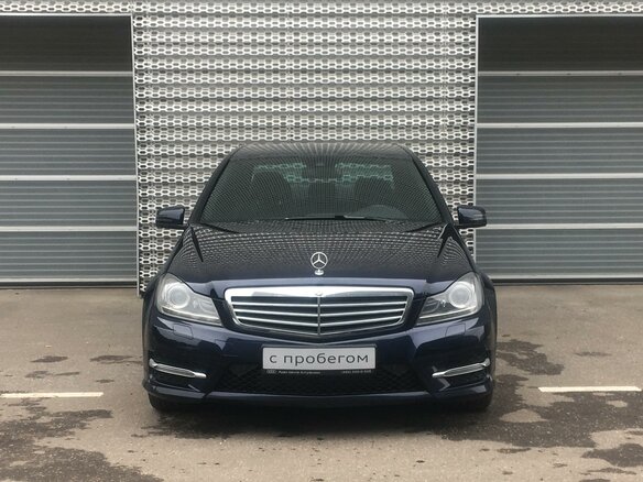 2013 Mercedes-Benz C-Класс 180 III (W204) Рестайлинг, синий - вид 1