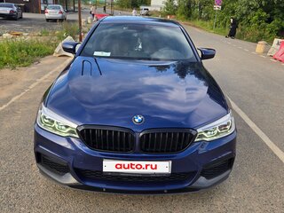 2018 BMW 5 серии 530d xDrive VII (G30/G31/G38), синий, 4150000 рублей, вид 2