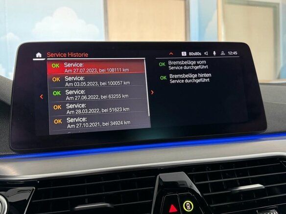 2020 BMW 5 серии 540i xDrive VII (G30/G31/G38) Рестайлинг, чёрный, 5490000 рублей - вид 15