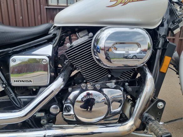 2003 Honda Shadow 750, белый, 600000 рублей - вид 5
