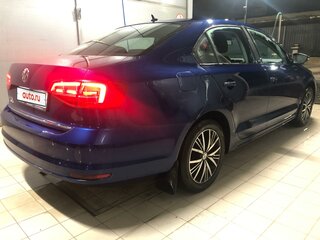 2016 Volkswagen Jetta VI Рестайлинг, синий, 1670000 рублей, вид 5