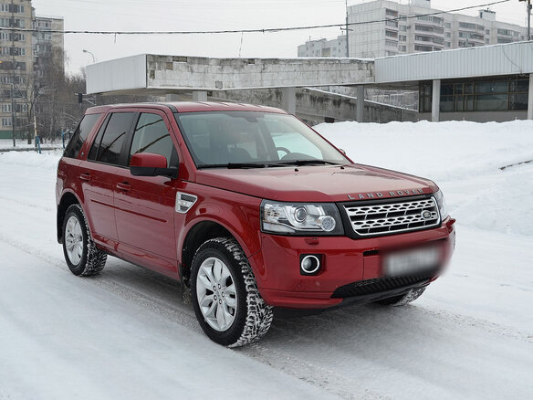 2014 Land Rover Freelander II Рестайлинг 2, красный