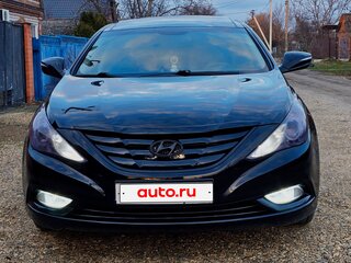 2011 Hyundai Sonata VI (YF), чёрный, 1200000 рублей, вид 2