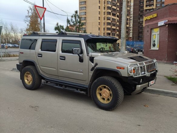 2003 Hummer H2 I, серый, 3990000 рублей - вид 6