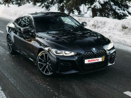 2020 BMW 4 серии M440i xDrive G22, G23, G26, чёрный, 7100000 рублей, вид 3