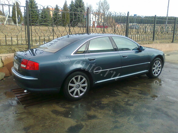 2005 Audi A8 II (D3), голубой - вид 1