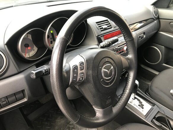 2008 Mazda 3 I (BK) Рестайлинг, чёрный - вид 6