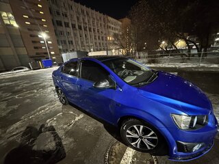2013 Chevrolet Aveo II, синий, 670000 рублей, вид 4