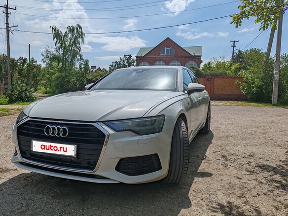 2021 Audi A6 40 TDI V (C8), белый, 3650000 рублей