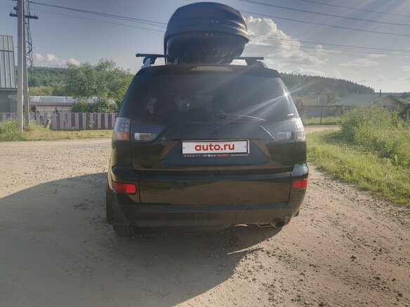 2008 Mitsubishi Outlander II, чёрный, 1200000 рублей - вид 5