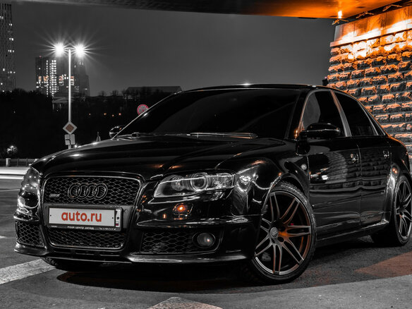 2006 Audi RS 4 II (B7), чёрный - вид 2