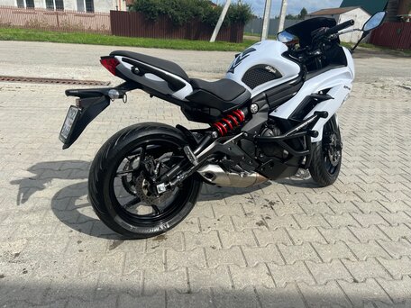 2013 Kawasaki ER-6F (Ninja 650R), белый, 640000 рублей, вид 3