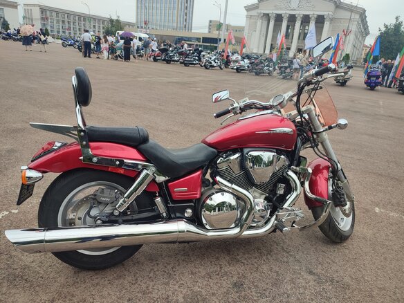 2003 Honda VTX 1800, красный, 670000 рублей - вид 9