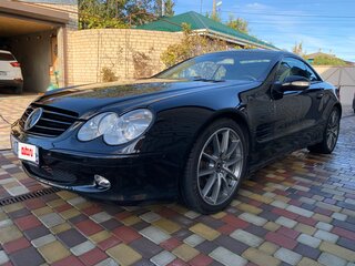 2002 Mercedes-Benz SL-Класс 500 5-speed V (R230), чёрный, 1750000 рублей, вид 3