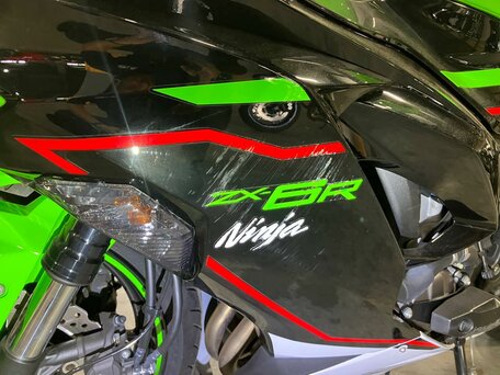 2021 Kawasaki ZX-6 Ninja, зелёный, 1277000 рублей, вид 4