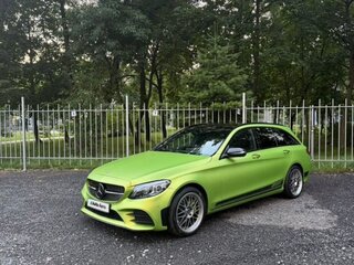 2019 Mercedes-Benz C-Класс 300 d IV (W205) Рестайлинг, синий, 3500000 рублей, вид 1